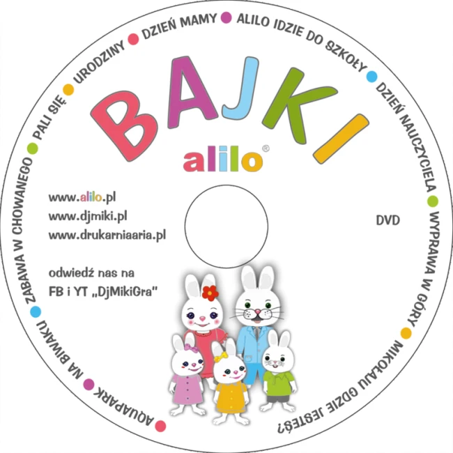 Płyta DVD "Bajki Alilo"