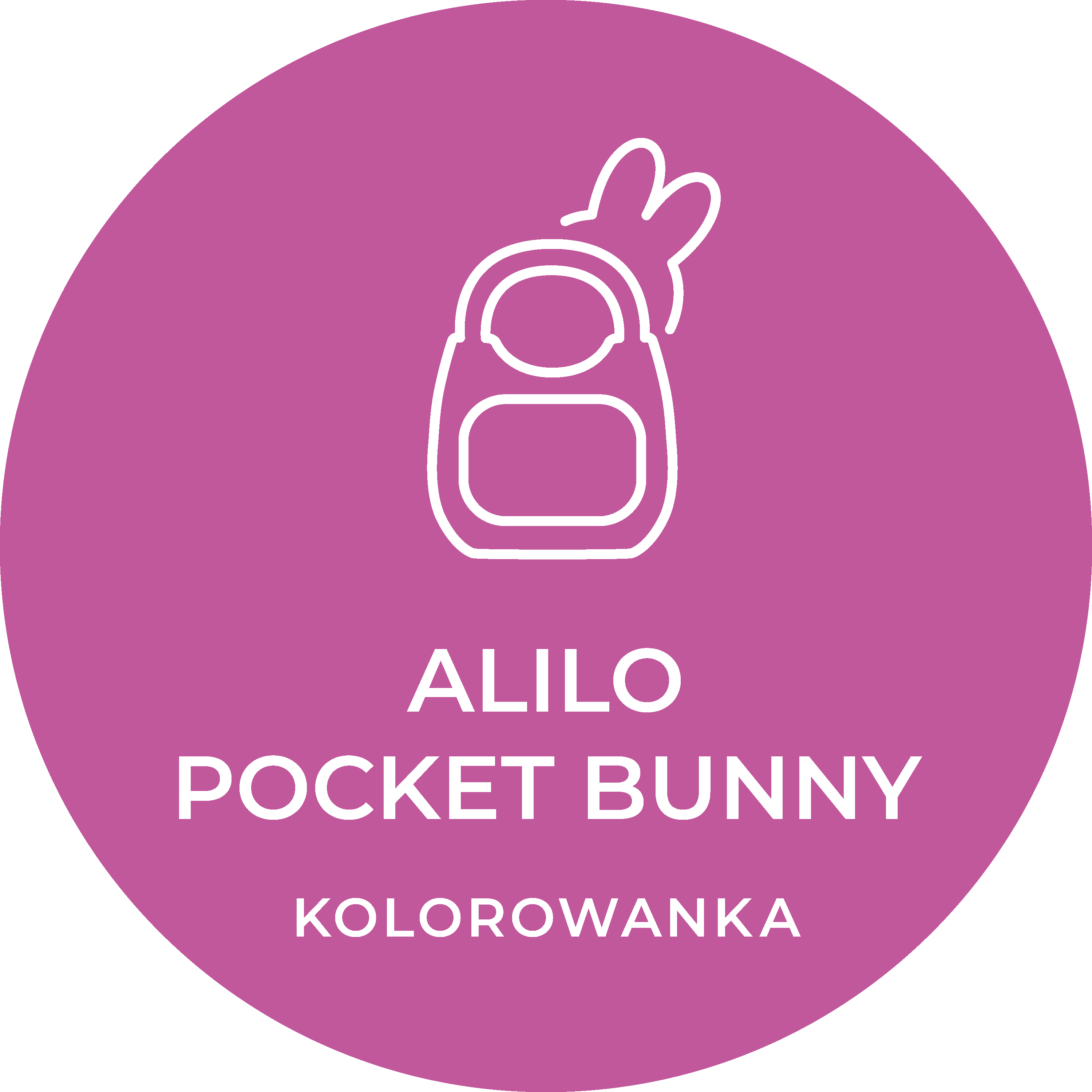 Kolorowanka Alilo Pocket Bunny
