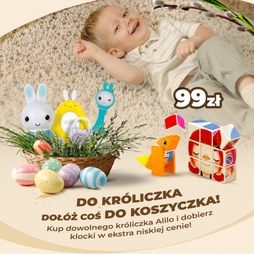 Klocki magnetyczne Alilo (40 elementów)