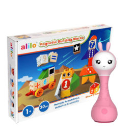 Zestaw: Alilo Smarty Bunny R1 + klocki magnetyczne Alilo (30 el.)