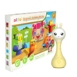 Zestaw: Alilo Smarty Bunny R1 + klocki magnetyczne Alilo (40 el.)