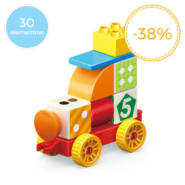 DOBIERZ W SPECJALNEJ CENIE Klocki magnetyczne Alilo (30 elementów)