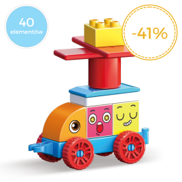 DOBIERZ W SPECJALNEJ CENIE Klocki magnetyczne Alilo (40 elementów)