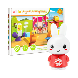 Zestaw: Alilo Honey Bunny G6 + klocki magnetyczne Alilo (40 el.)