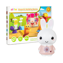 Zestaw: Alilo Honey Bunny G6PRO + klocki magnetyczne Alilo (40 el.)