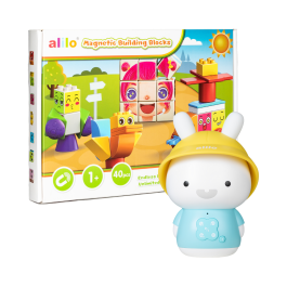 Zestaw: Alilo Baby Bunny G9S+ + klocki magnetyczne Alilo (40 el.)