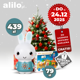 Zestaw: Alilo Honey Bunny G6PRO + klocki magnetyczne Alilo (30 el.)