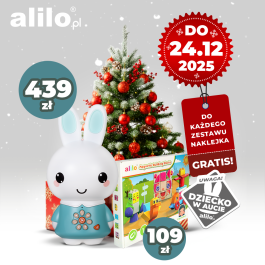 Zestaw: Alilo Honey Bunny G6PRO + klocki magnetyczne Alilo (40 el.)