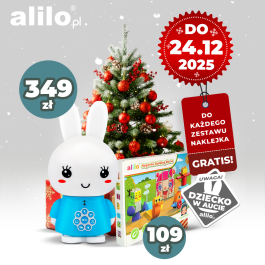 Zestaw: Alilo Honey Bunny G6 + klocki magnetyczne Alilo (40 el.)