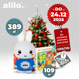 Zestaw: Alilo Big Bunny G7C + klocki magnetyczne Alilo (40 el.)