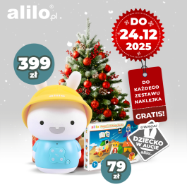 Zestaw: Alilo Baby Bunny G9S+ + klocki magnetyczne Alilo (30 el.)