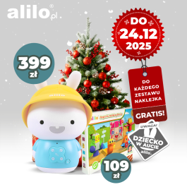 Zestaw: Alilo Baby Bunny G9S+ + klocki magnetyczne Alilo (40 el.)