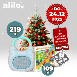 Zestaw: Alilo Pocket Bunny K1 + klocki magnetyczne Alilo (40 el.)