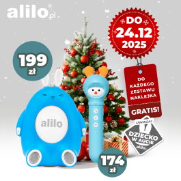 Zestaw: Alilo Happy Bunny P1 + interaktywne pióro edukacyjne Alilo D3C