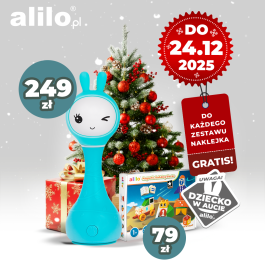 Zestaw: Alilo Smarty Bunny R1 + klocki magnetyczne Alilo (30 el.)
