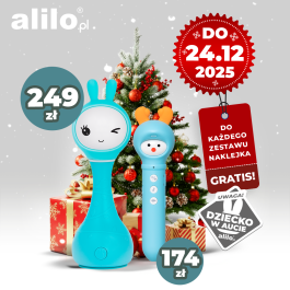 Zestaw: Alilo Smarty Bunny R1 + interaktywne pióro edukacyjne Alilo D3C